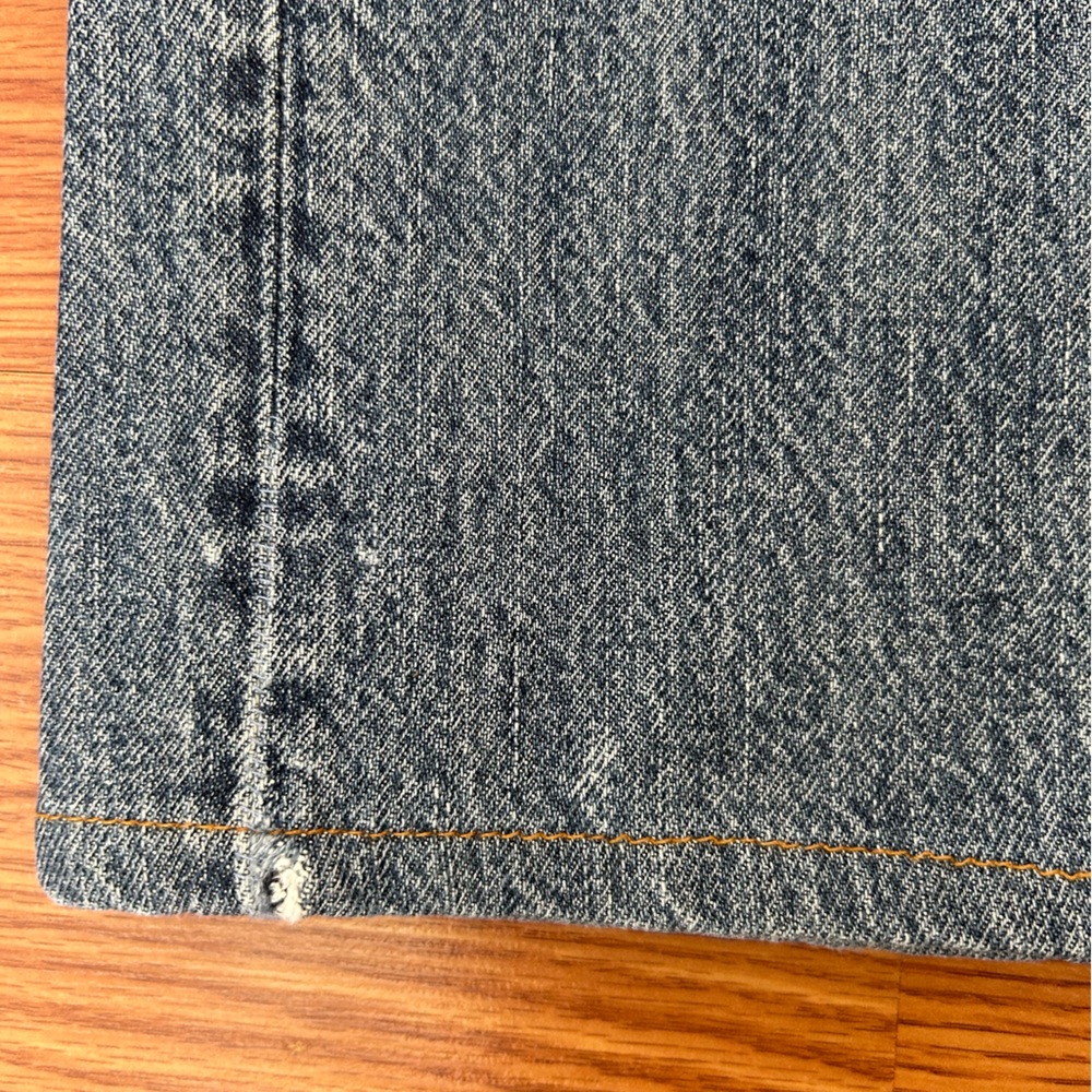 Men’s Diesel Industry Straight Leg Button Fly Distressed Blue Jeans 32x28 - Picture 14 of 16